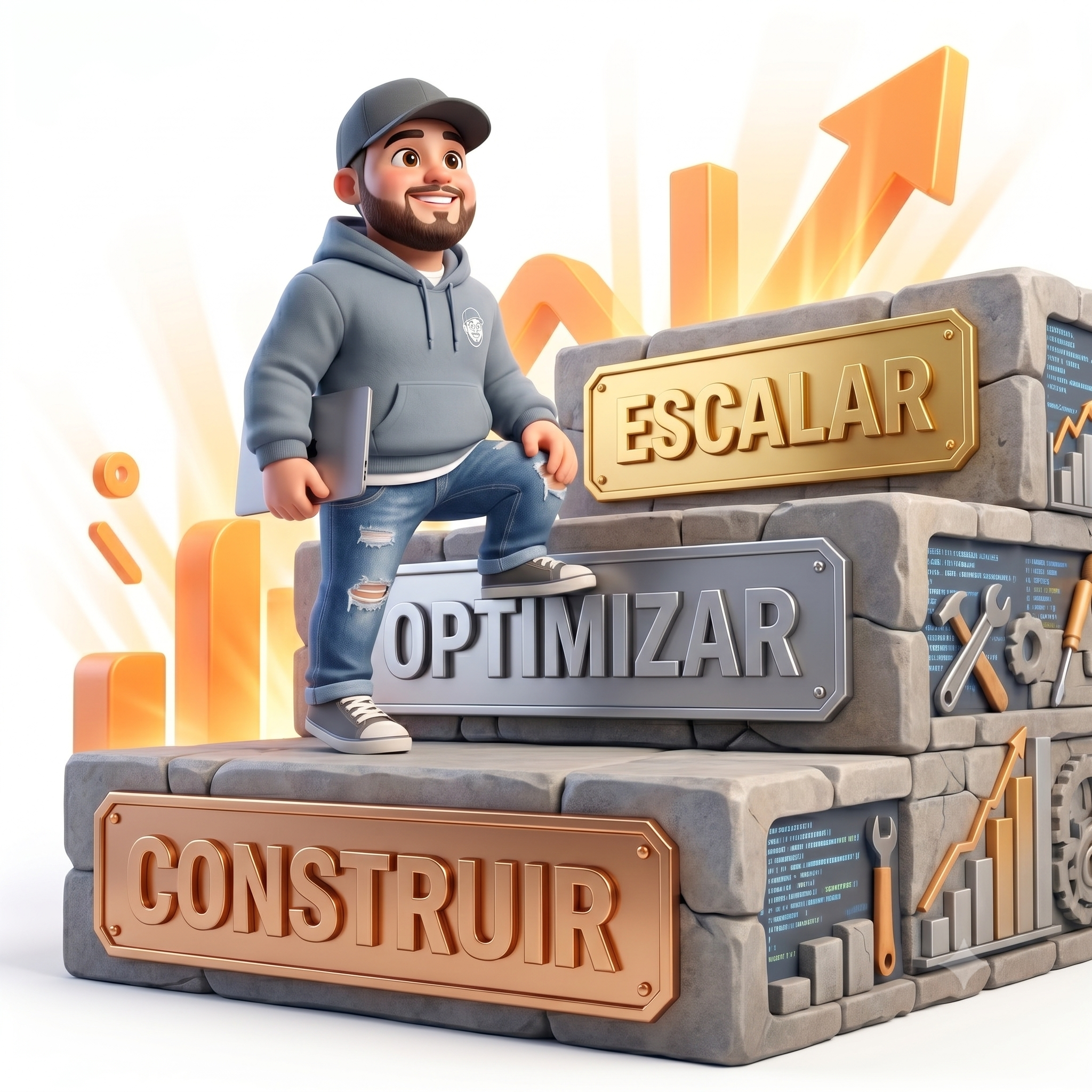 Metodología HeyClid — Construir Optimizar Escalar