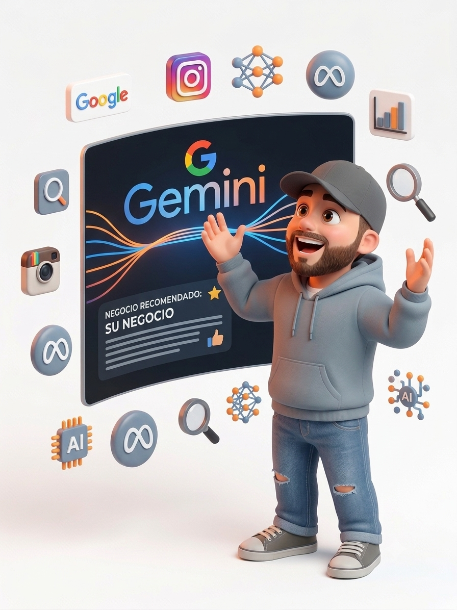 Cómo aparecer en Gemini — HeyClid